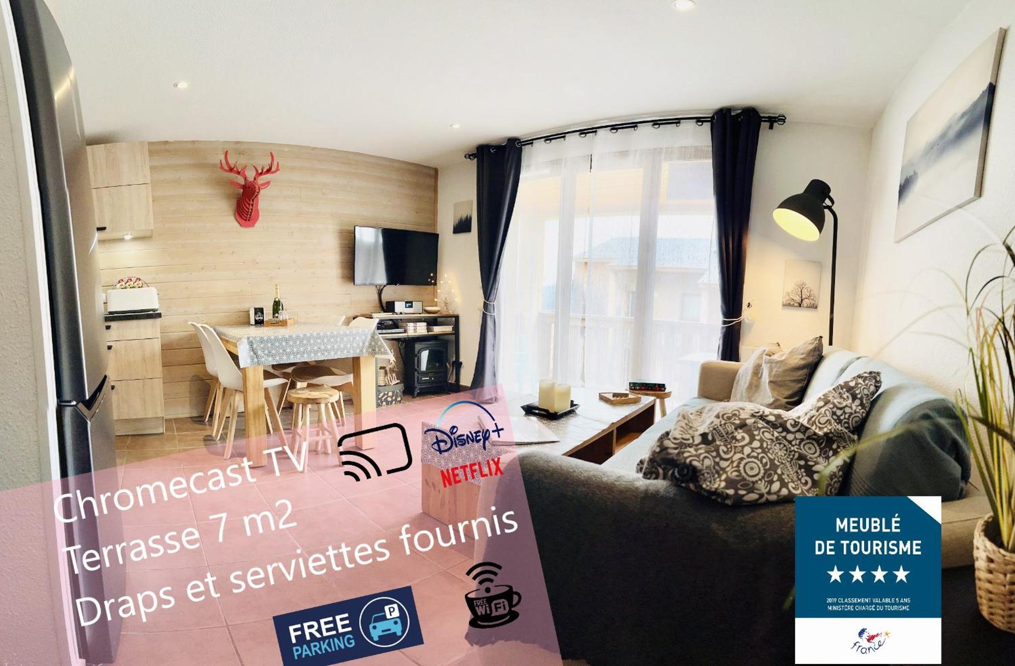 Lou Castelou - T3 Cosy - Chromecast Tv Apartman Les Angles  Kültér fotó